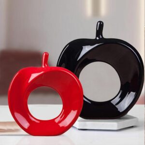 Apple Shape Ceramic Home Decor Showpiece