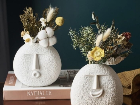 Flower Vases Home Decor- Flower Vase Big Size- Ceramic Vase